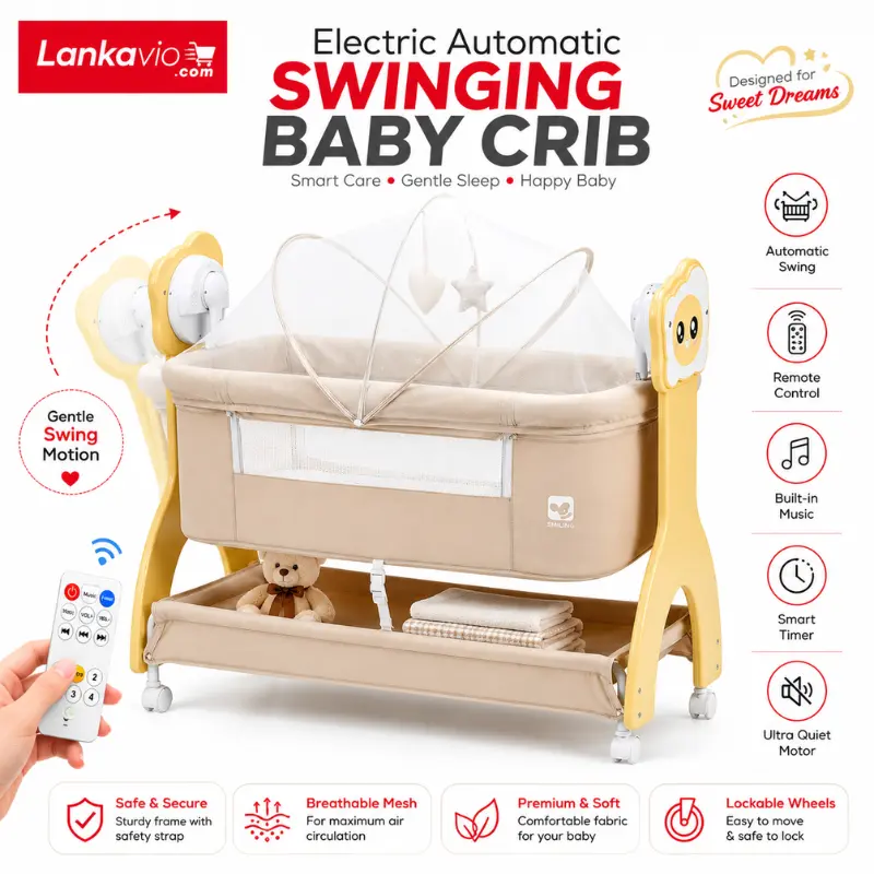 Electrci baby cot for sale in Sri Lanka